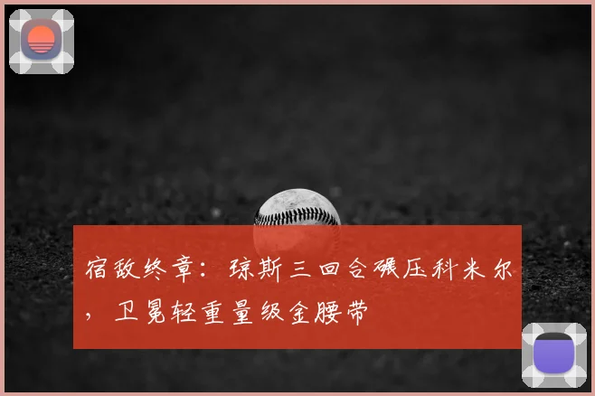 宿敌终章:琼斯三回合碾压科米尔,卫冕轻重量级金腰带